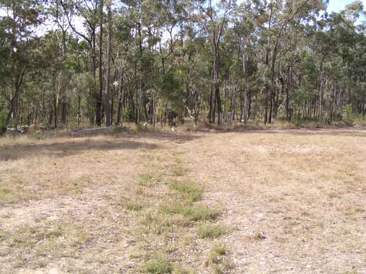 drainage line to dam